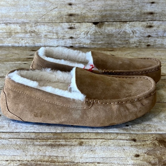 Dluxe Size 9 Mens New Slippers Suede By Dearfoams - Picture 9 of 13